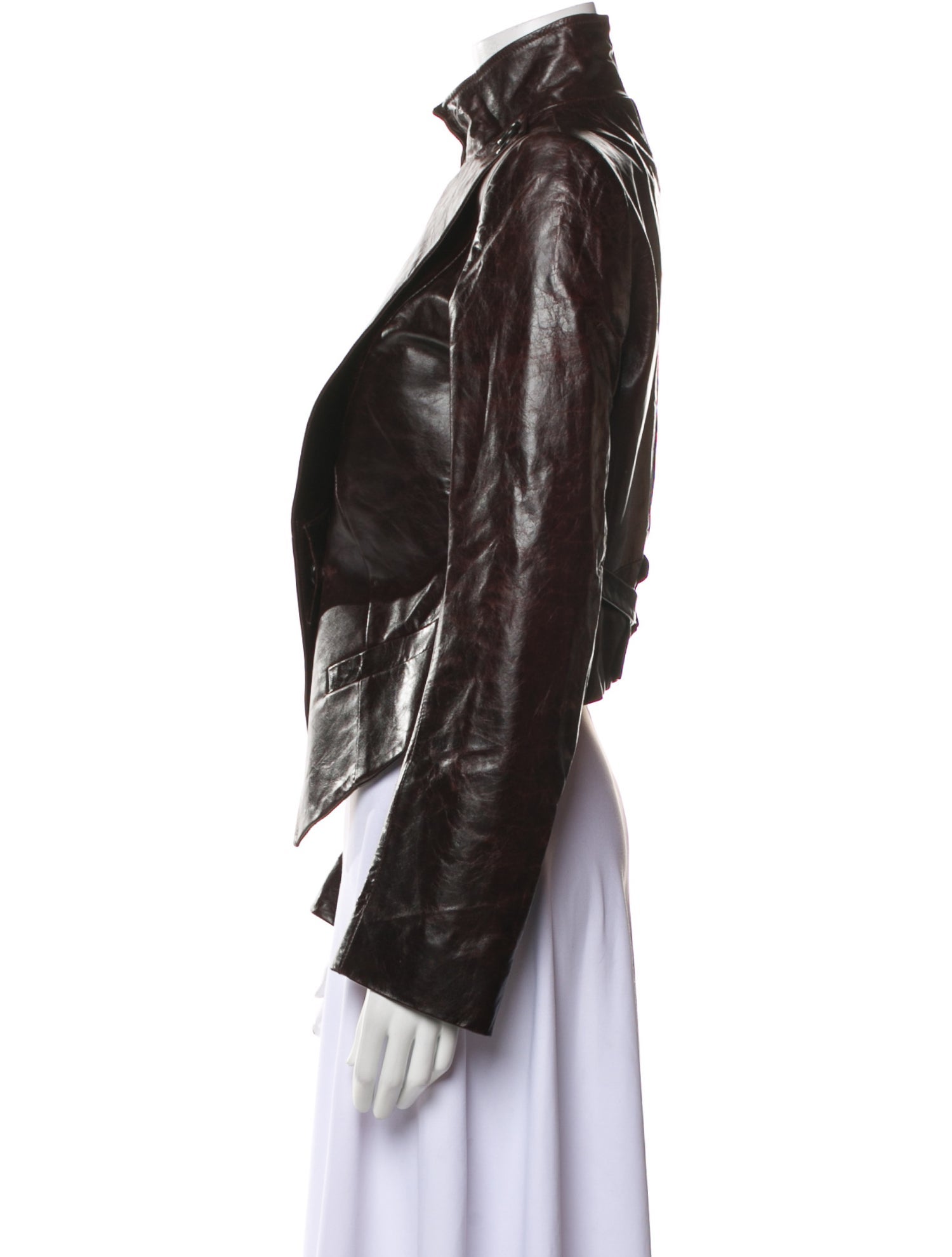 Ann Demeulemeester Leather Biker Jacket w/ Tags