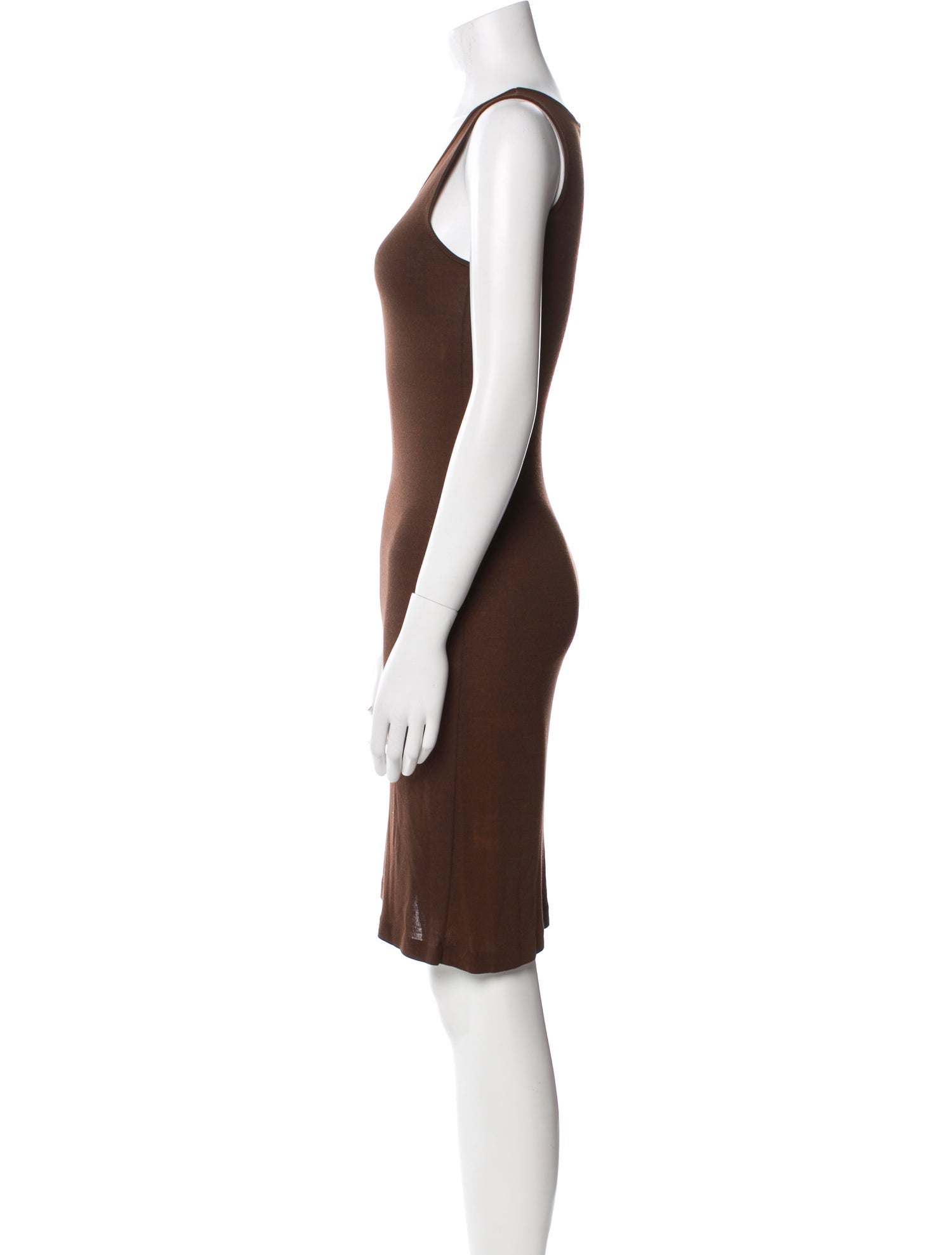 Ann Demeulemeester Scoop Neck Knee-Length Dress