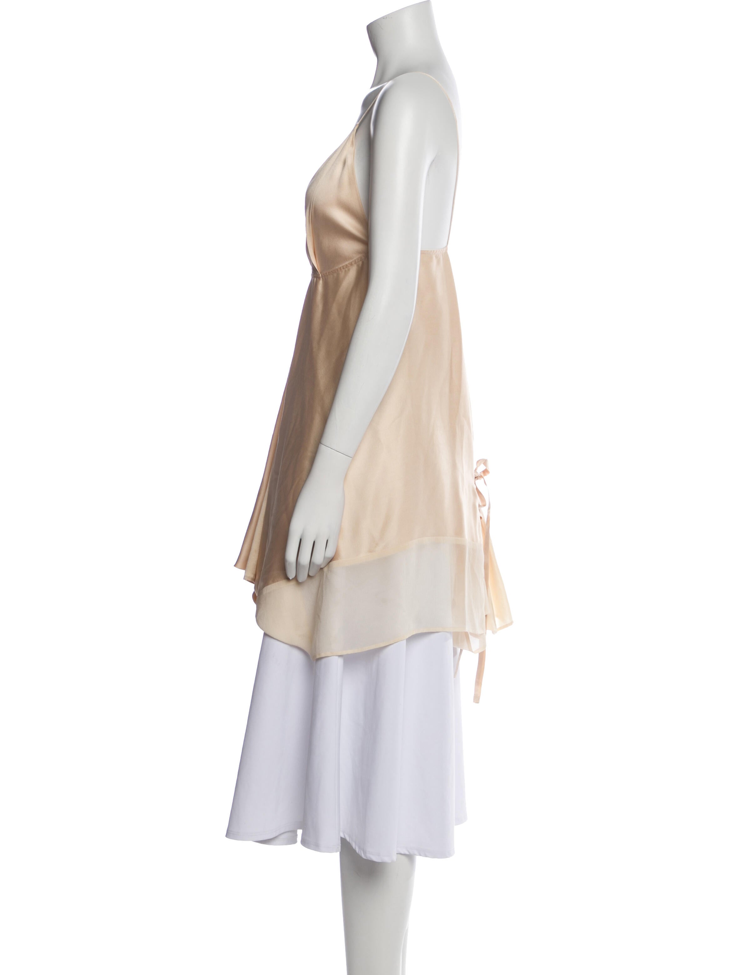 Ann Demeulemeester Silk V-Neck Tunic