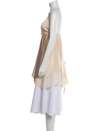 Ann Demeulemeester Silk V-Neck Tunic