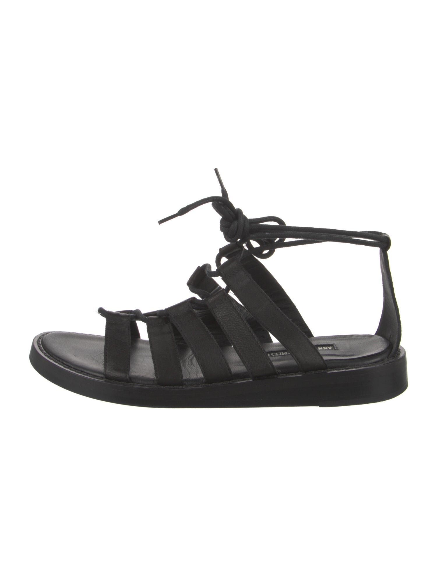 Ann Demeulemeester Leather Gladiator Sandals