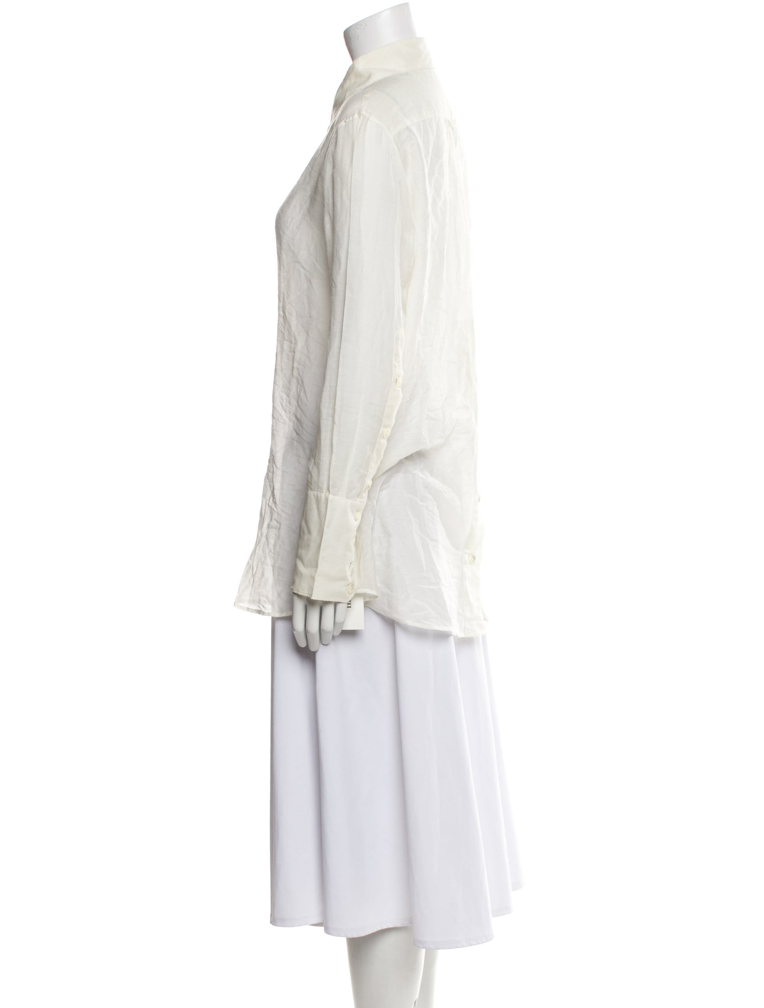 Ann Demeulemeester Long Sleeve Button-Up Top