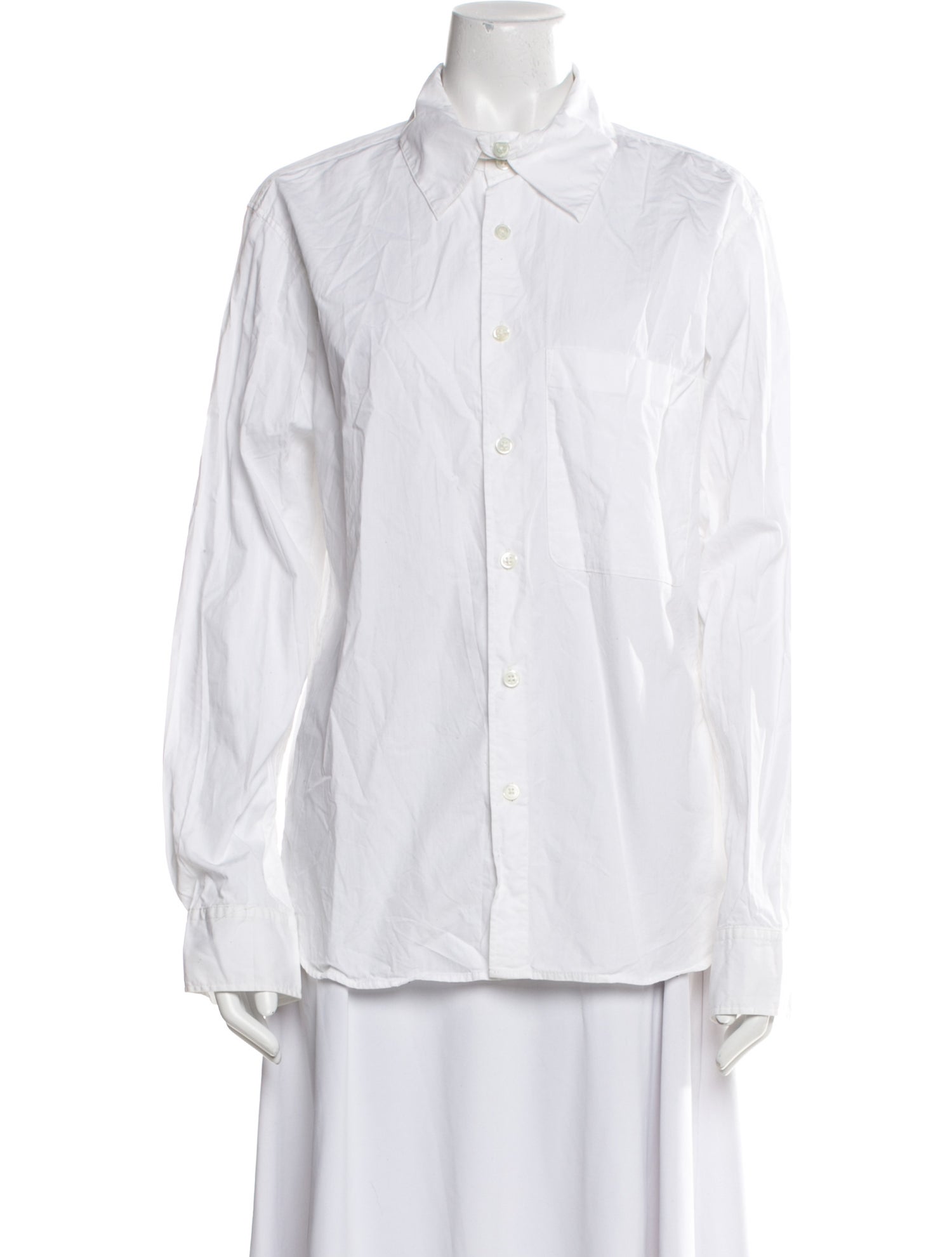 Ann Demeulemeester Long Sleeve Button-Up Top