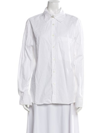 Ann Demeulemeester Long Sleeve Button-Up Top