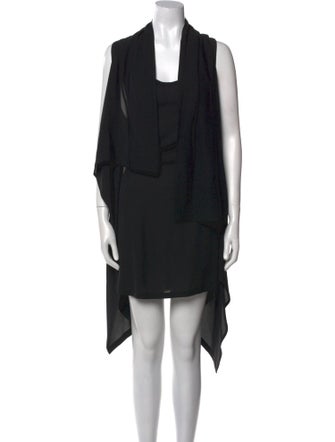 Ann Demeulemeester Silk Knee-Length Dress