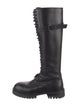Ann Demeulemeester Leather Combat Boots