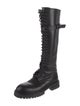 Ann Demeulemeester Leather Combat Boots