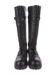 Ann Demeulemeester Leather Combat Boots