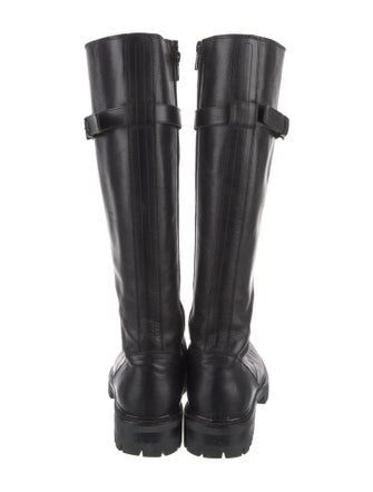 Ann Demeulemeester Leather Combat Boots