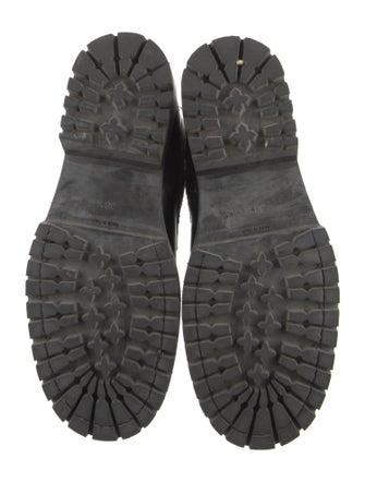 Ann Demeulemeester Leather Combat Boots