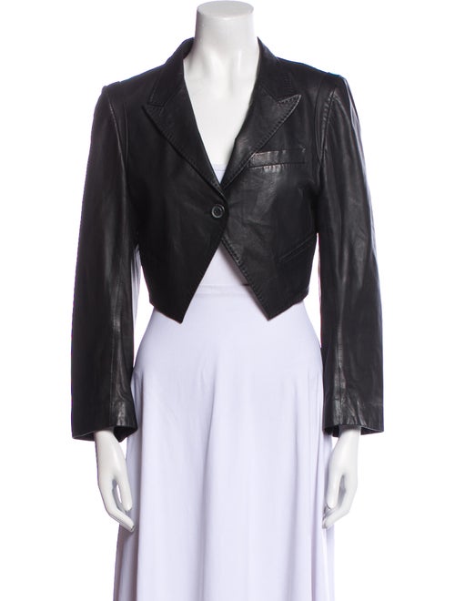 Ann Demeulemeester Leather Evening Jacket
