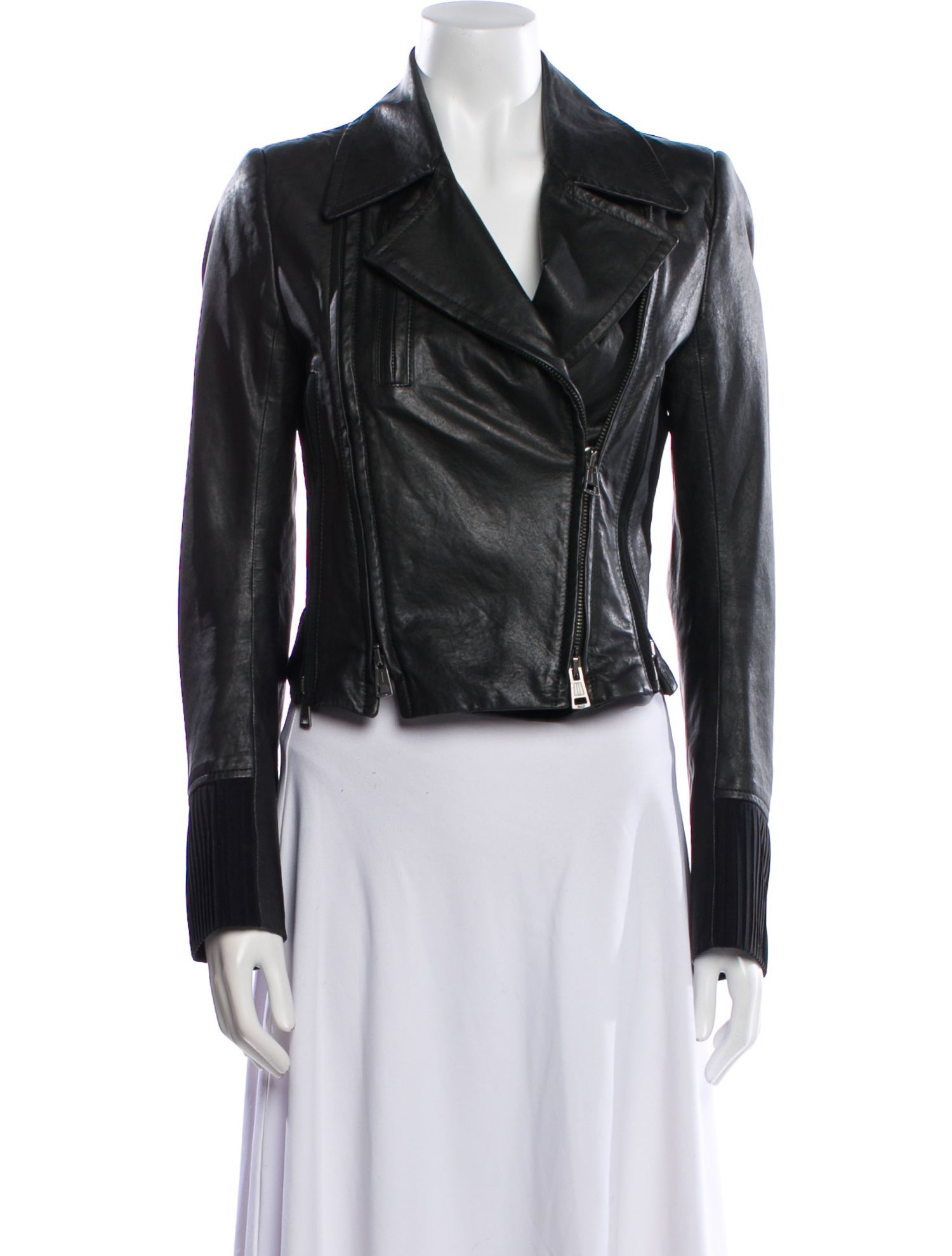 Ann Demeulemeester Leather Biker Jacket