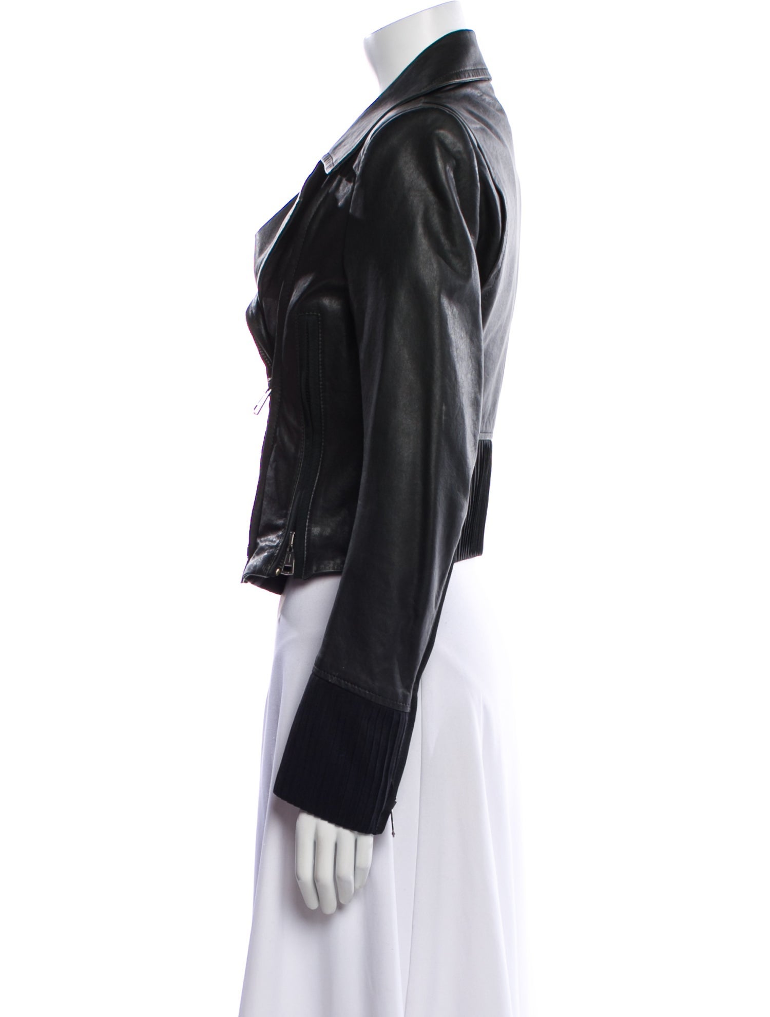 Ann Demeulemeester Leather Biker Jacket