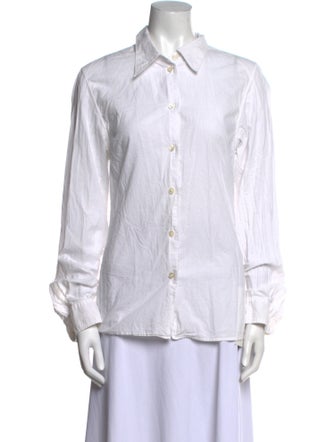 Ann Demeulemeester Long Sleeve Button-Up Top