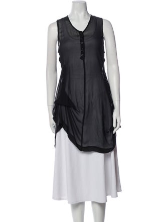 Ann Demeulemeester Late 1990's - Early 2000's Knee-Length Dress