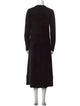 Ann Demeulemeester Angora Midi Length Dress