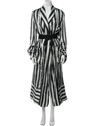 Ann Demeulemeester Striped Robe