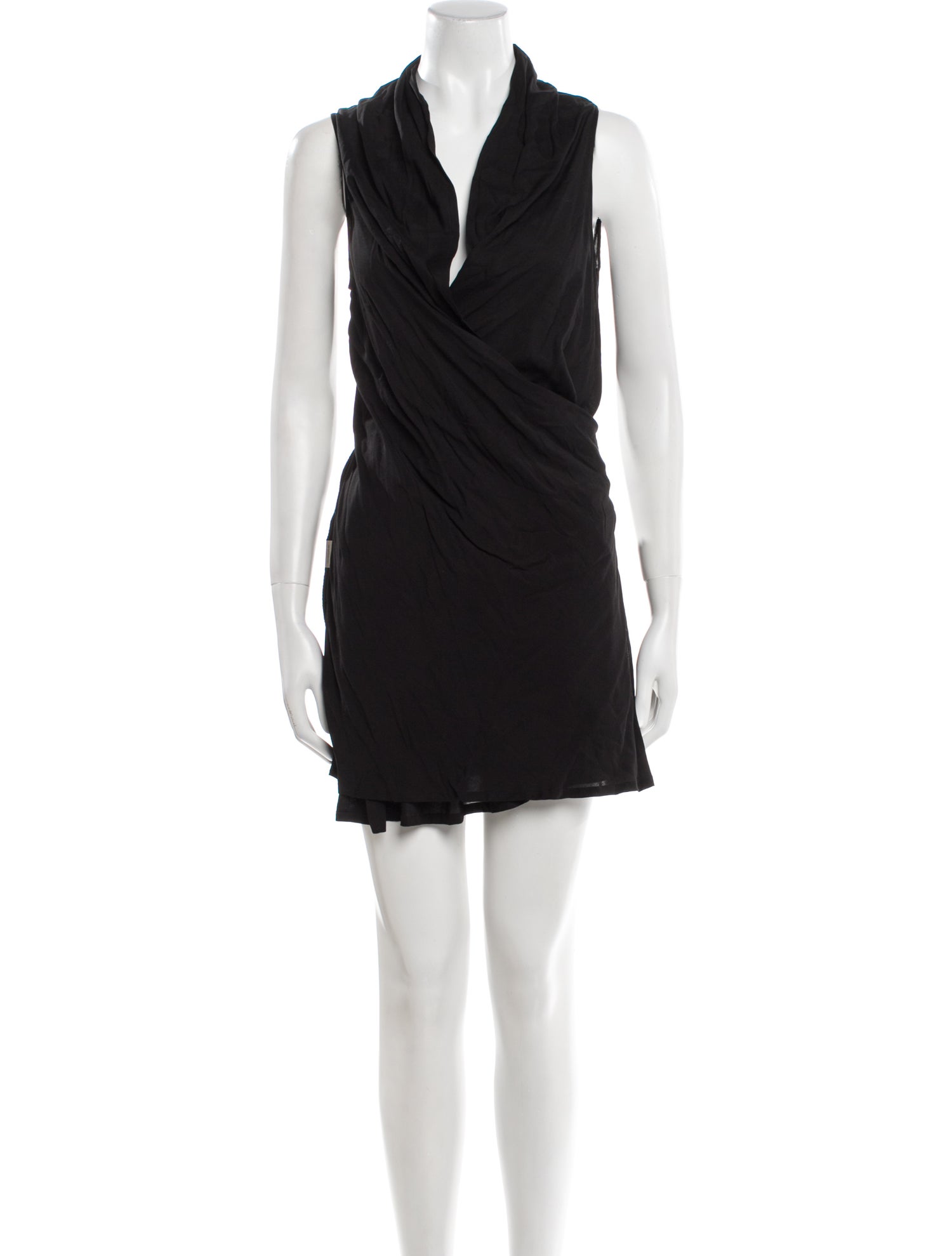 Ann Demeulemeester V-Neck Knee-Length Dress
