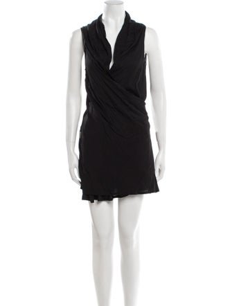 Ann Demeulemeester V-Neck Knee-Length Dress