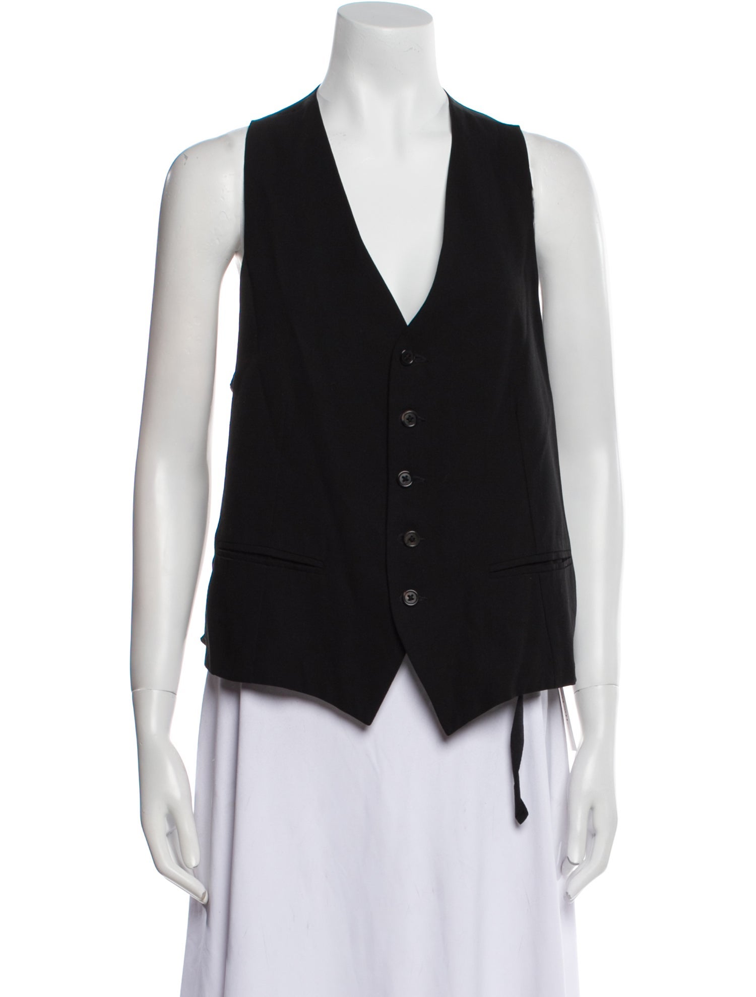 Ann Demeulemeester V-Neck Sleeveless Top