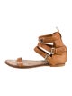 Ann Demeulemeester Leather Gladiator Sandals
