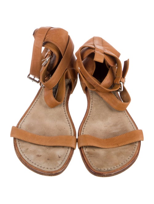 Ann Demeulemeester Leather Gladiator Sandals