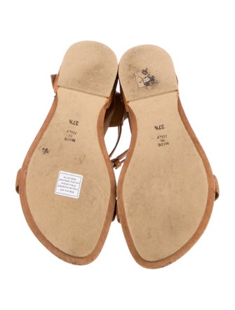 Ann Demeulemeester Leather Gladiator Sandals