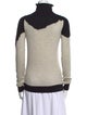 Ann Demeulemeester Alpaca Colorblock Pattern Sweater