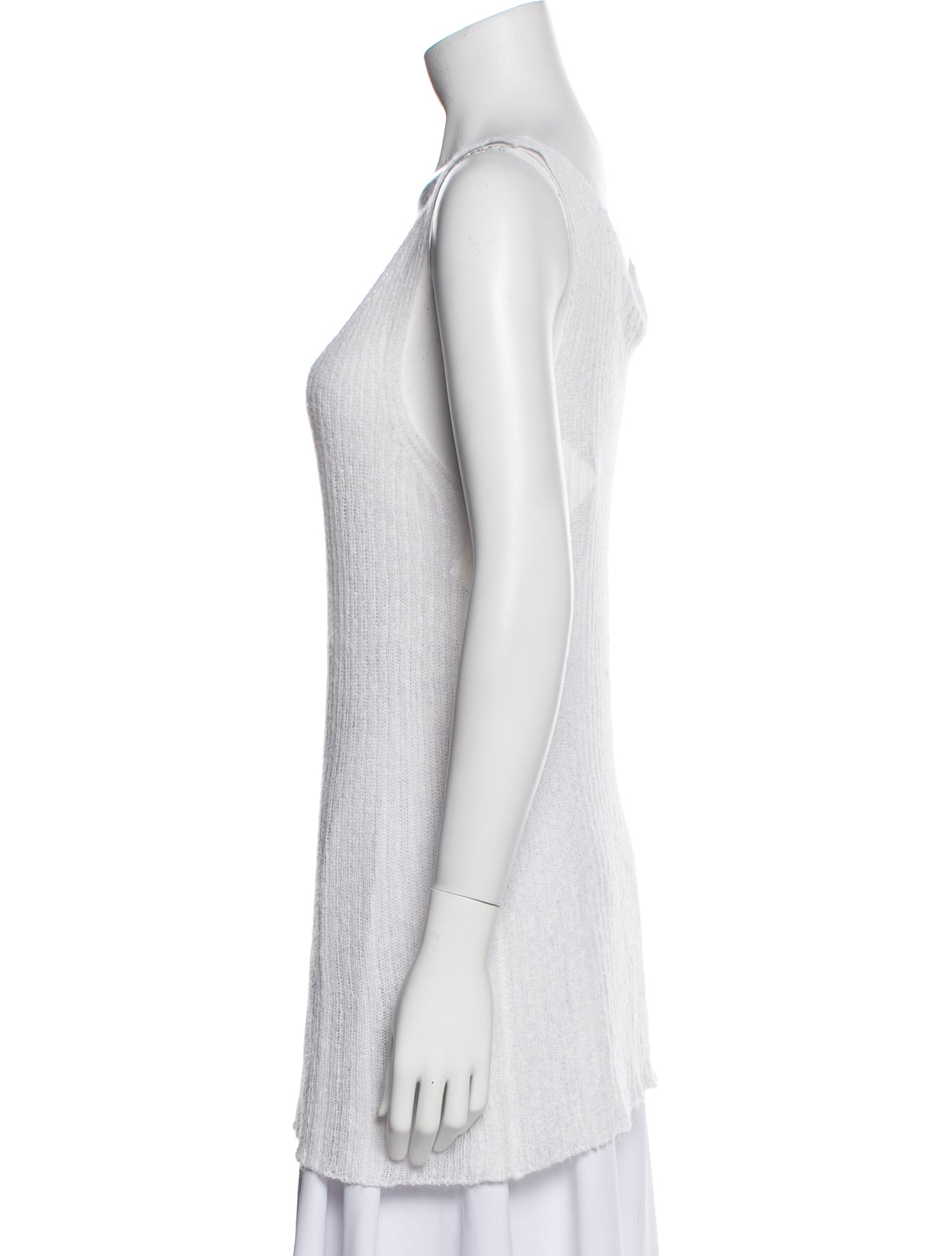 Ann Demeulemeester Scoop Neck Sleeveless Top