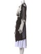 Ann Demeulemeester Silk Colorblock Pattern Tunic