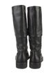 Ann Demeulemeester Leather Riding Boots