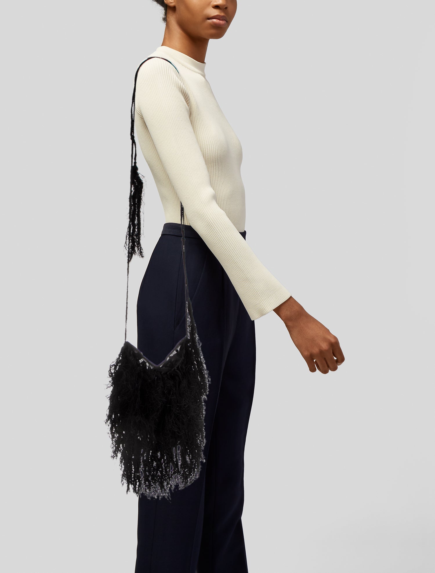 Ann Demeulemeester Silk Evening Bag