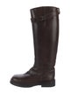 Ann Demeulemeester Leather Riding Boots