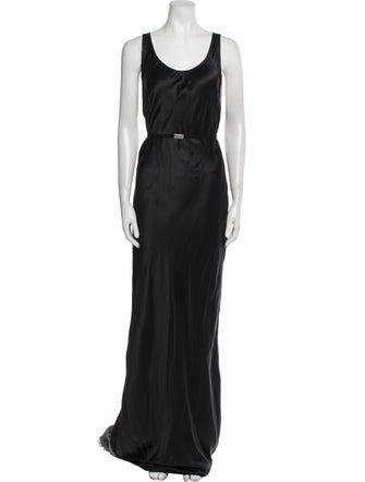Ann Demeulemeester Silk Long Dress