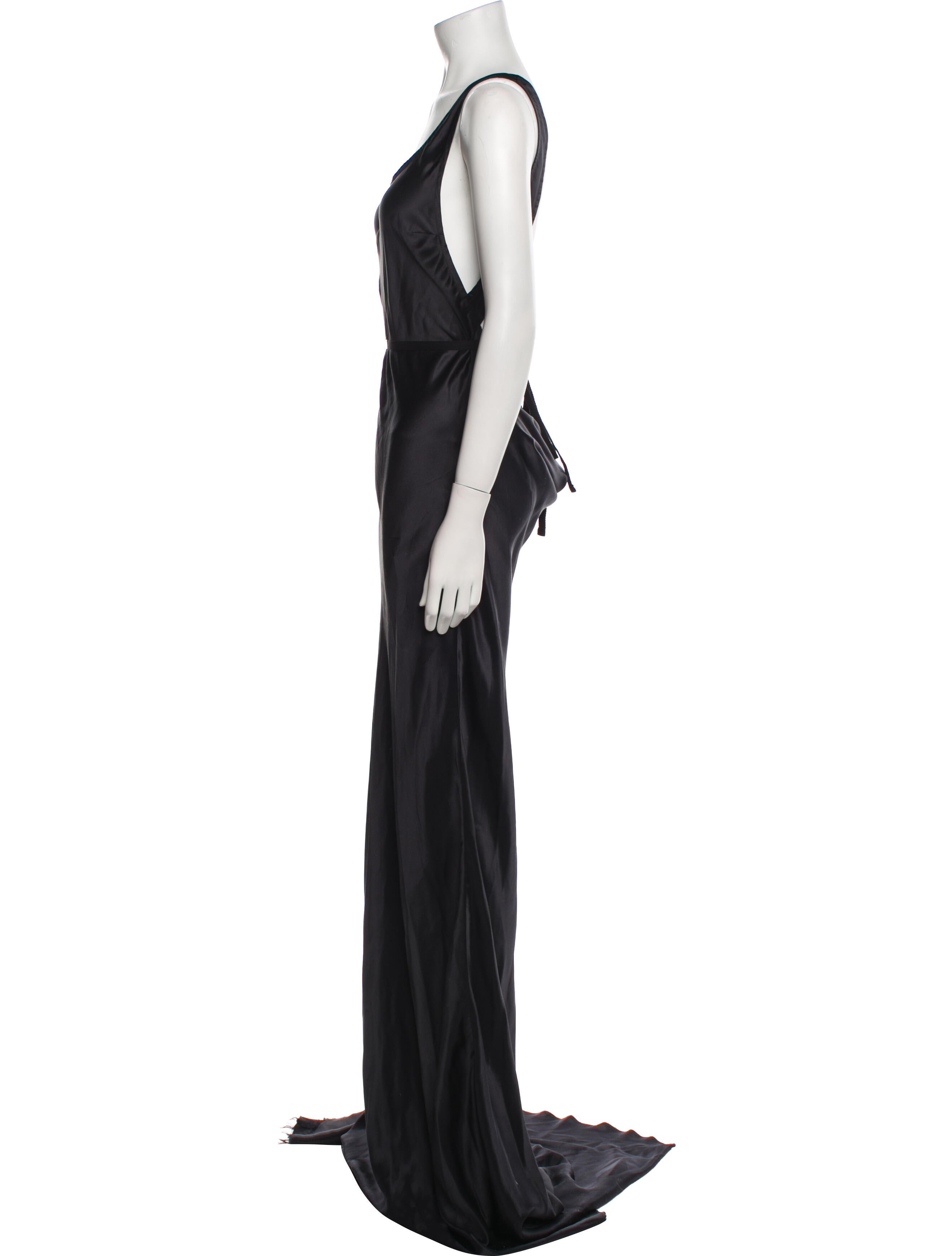 Ann Demeulemeester Silk Long Dress