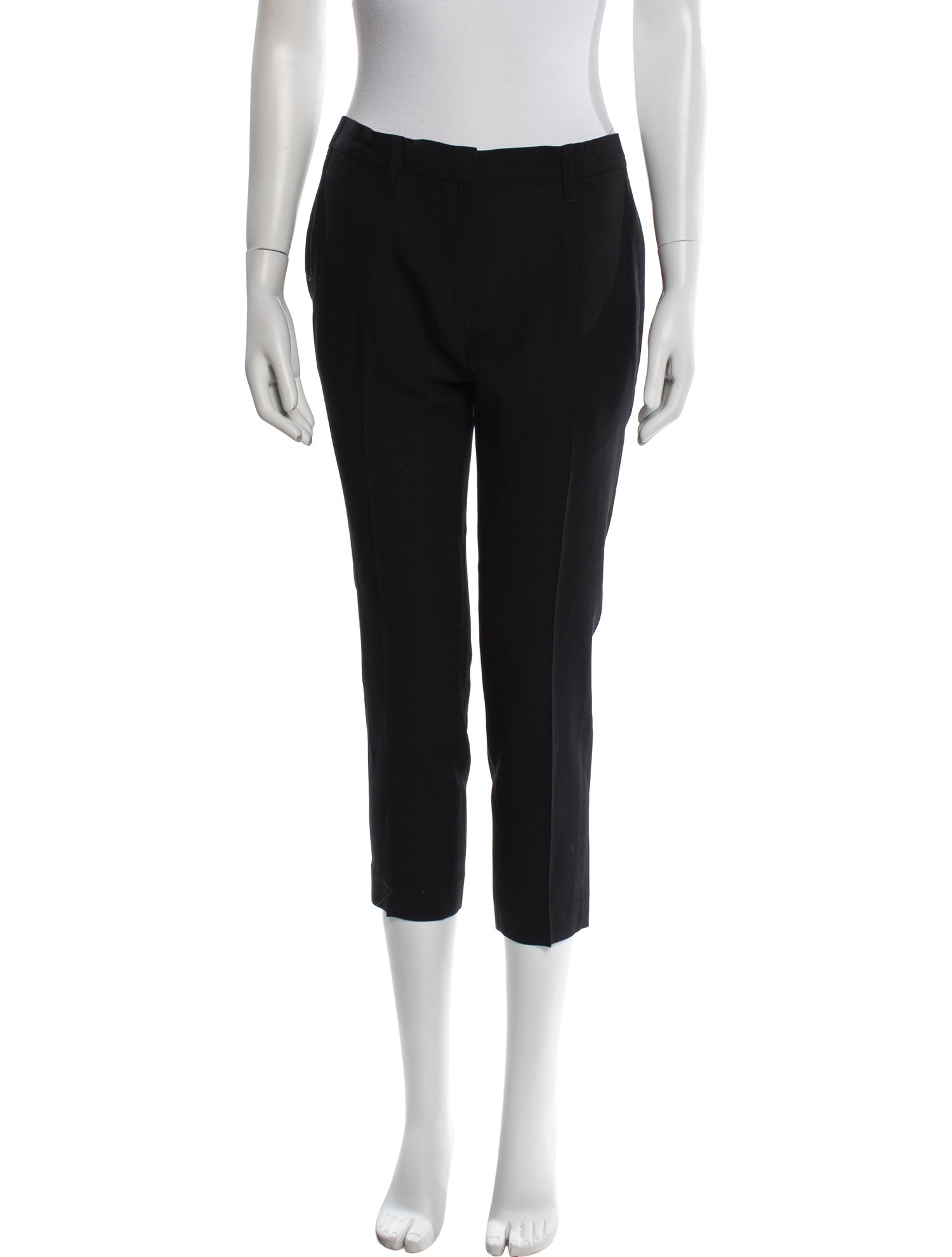 Ann Demeulemeester Virgin Wool Straight Leg Pants