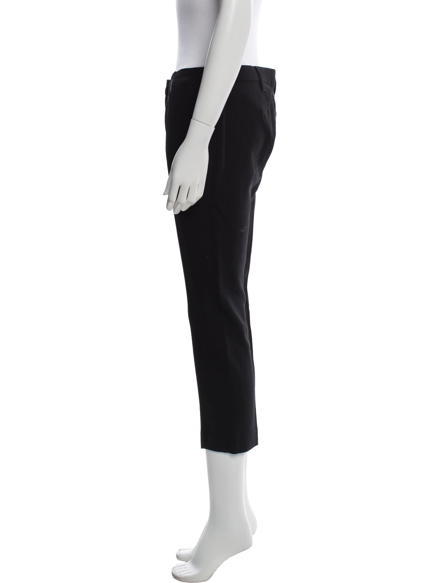 Ann Demeulemeester Virgin Wool Straight Leg Pants
