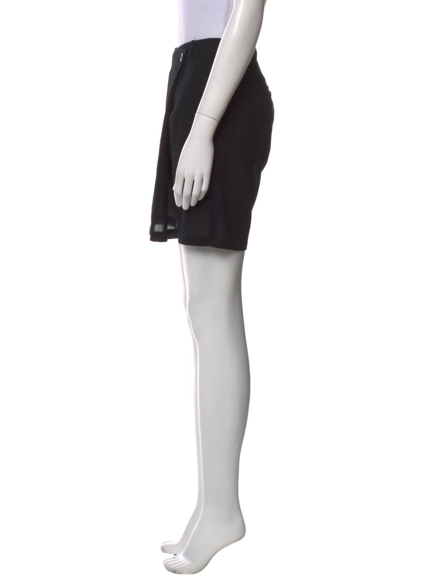 Ann Demeulemeester Virgin Wool Mini Shorts