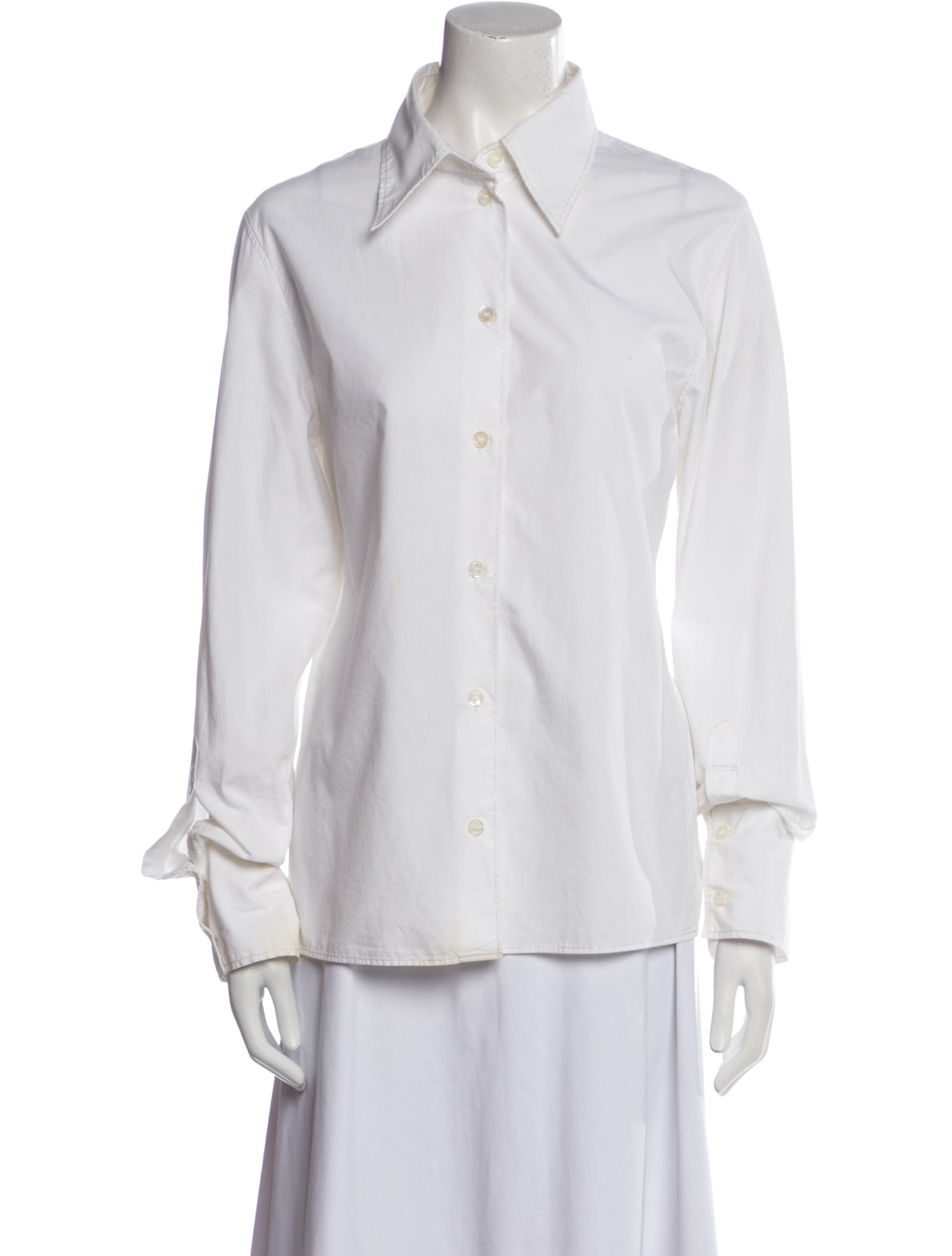 Ann Demeulemeester Long Sleeve Button-Up Top