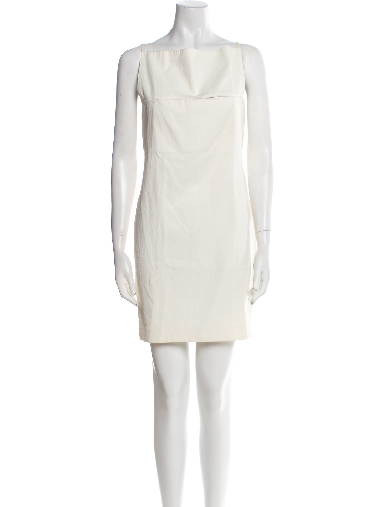 Ann Demeulemeester Bateau Neckline Mini Dress