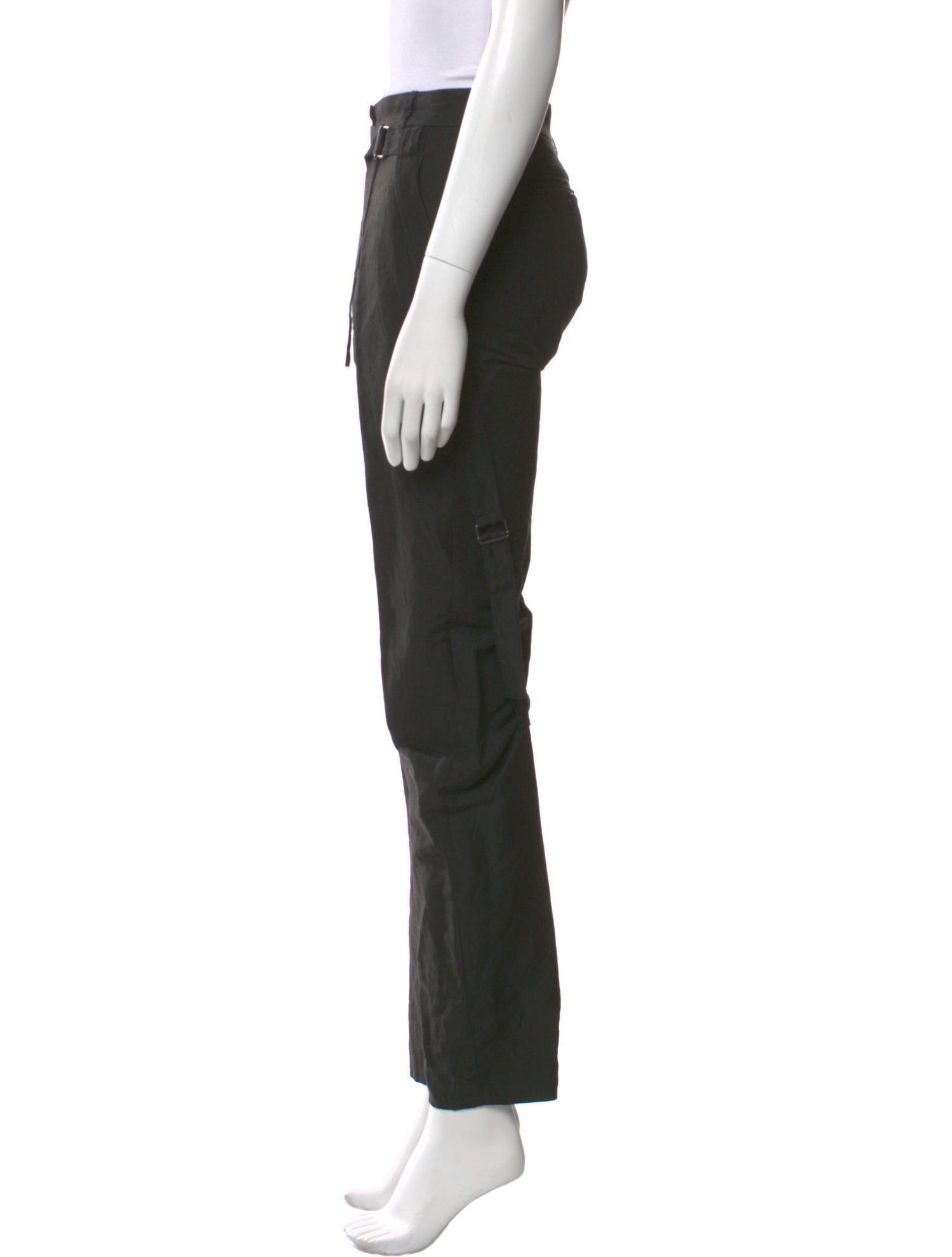 Ann Demeulemeester Linen Straight Leg Pants