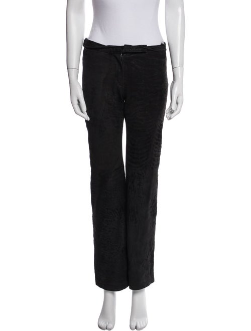 Ann Demeulemeester Leather Straight Leg Pants