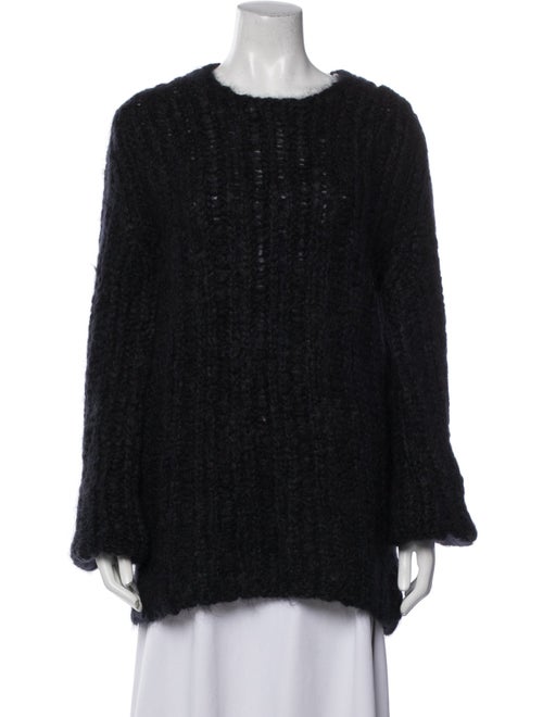 Ann Demeulemeester Mohair Scoop Neck Sweater w/ Tags