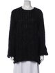 Ann Demeulemeester Mohair Scoop Neck Sweater w/ Tags