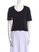 Ann Demeulemeester Scoop Neck Short Sleeve T-Shirt