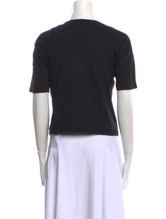 Ann Demeulemeester Scoop Neck Short Sleeve T-Shirt