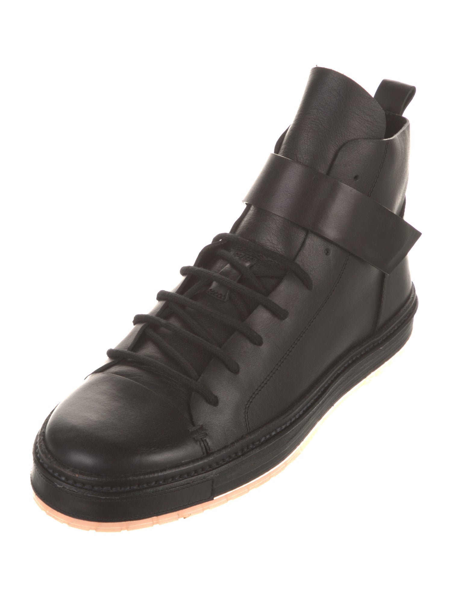 Ann Demeulemeester Leather Lace-Up Boots