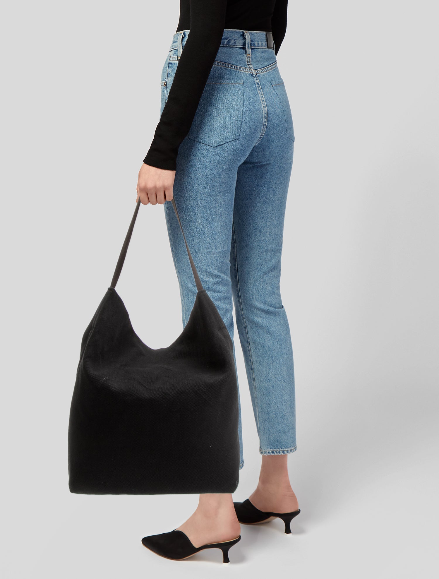 Ann Demeulemeester Canvas Hobo