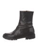 Ann Demeulemeester Leather Combat Boots