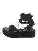 Ann Demeulemeester Suede Gladiator Sandals